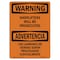 Signmission OSHA WARNING Sign, Shoplifters Will Be Prosecuted Bilingual, 10in X 7in Decal, Landscape OS-WS-D-710-L-12833 - alternate 1
